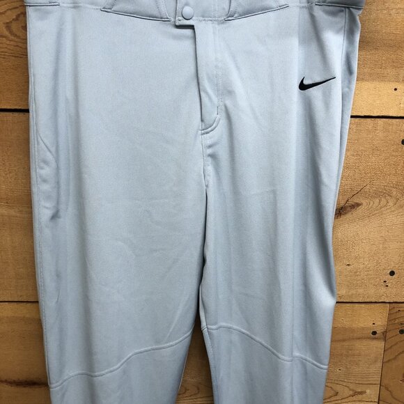 NWT Nike Vapor Select High Baseball Pants Mens Size Large Athletic Gray Knickers - Picture 3 of 10